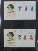 Spanien Sammlung FDCs in 7 Alben auf selbstgestalteten Seiten #MA104