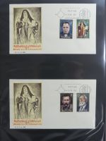 Spanien Sammlung FDCs in 7 Alben auf selbstgestalteten Seiten #MA104