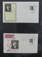 Spanien Sammlung FDCs in 7 Alben auf selbstgestalteten Seiten #MA104