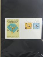 Spanien Sammlung FDCs in 7 Alben auf selbstgestalteten Seiten #MA104