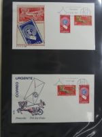 Spanien Sammlung FDCs in 7 Alben auf selbstgestalteten Seiten #MA104