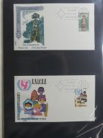 Spanien Sammlung FDCs in 7 Alben auf selbstgestalteten Seiten #MA104