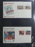 Spanien Sammlung FDCs in 7 Alben auf selbstgestalteten Seiten #MA104