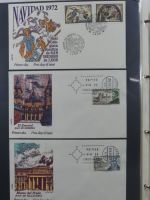 Spanien Sammlung FDCs in 7 Alben auf selbstgestalteten Seiten #MA104