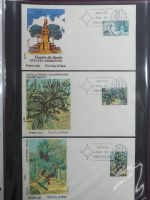 Spanien Sammlung FDCs in 7 Alben auf selbstgestalteten Seiten #MA104