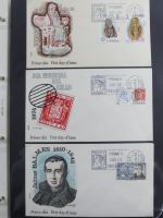 Spanien Sammlung FDCs in 7 Alben auf selbstgestalteten Seiten #MA104