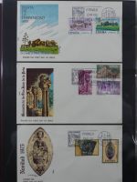 Spanien Sammlung FDCs in 7 Alben auf selbstgestalteten Seiten #MA104