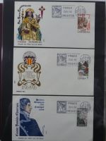 Spanien Sammlung FDCs in 7 Alben auf selbstgestalteten Seiten #MA104