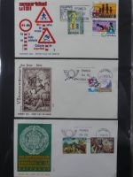 Spanien Sammlung FDCs in 7 Alben auf selbstgestalteten Seiten #MA104