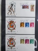 Spanien Sammlung FDCs in 7 Alben auf selbstgestalteten Seiten #MA104