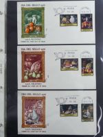 Spanien Sammlung FDCs in 7 Alben auf selbstgestalteten Seiten #MA104