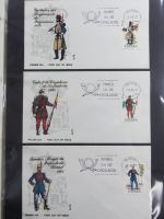 Spanien Sammlung FDCs in 7 Alben auf selbstgestalteten Seiten #MA104