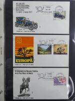 Spanien Sammlung FDCs in 7 Alben auf selbstgestalteten Seiten #MA104