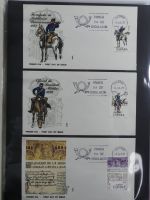 Spanien Sammlung FDCs in 7 Alben auf selbstgestalteten Seiten #MA104