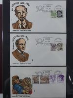 Spanien Sammlung FDCs in 7 Alben auf selbstgestalteten Seiten #MA104