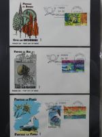 Spanien Sammlung FDCs in 7 Alben auf selbstgestalteten Seiten #MA104