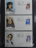 Spanien Sammlung FDCs in 7 Alben auf selbstgestalteten Seiten #MA104