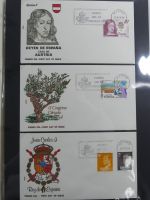 Spanien Sammlung FDCs in 7 Alben auf selbstgestalteten Seiten #MA104