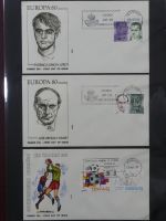 Spanien Sammlung FDCs in 7 Alben auf selbstgestalteten Seiten #MA104
