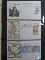 Spanien Sammlung FDCs in 7 Alben auf selbstgestalteten Seiten #MA104