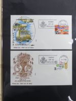 Spanien Sammlung FDCs in 7 Alben auf selbstgestalteten Seiten #MA104