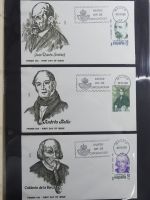 Spanien Sammlung FDCs in 7 Alben auf selbstgestalteten Seiten #MA104