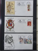 Spanien Sammlung FDCs in 7 Alben auf selbstgestalteten Seiten #MA104