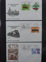 Spanien Sammlung FDCs in 7 Alben auf selbstgestalteten Seiten #MA104