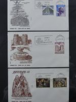 Spanien Sammlung FDCs in 7 Alben auf selbstgestalteten Seiten #MA104