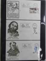 Spanien Sammlung FDCs in 7 Alben auf selbstgestalteten Seiten #MA104