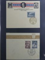 Jugoslawien Sammlung FDCs mit Besseren auf selbstgestalteten Seiten #MA105