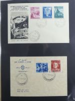 Jugoslawien Sammlung FDCs mit Besseren auf selbstgestalteten Seiten #MA105