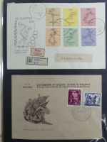 Jugoslawien Sammlung FDCs mit Besseren auf selbstgestalteten Seiten #MA105