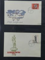 Jugoslawien Sammlung FDCs mit Besseren auf selbstgestalteten Seiten #MA105