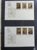 Jugoslawien Sammlung FDCs mit Besseren auf selbstgestalteten Seiten #MA105