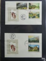 Jugoslawien Sammlung FDCs mit Besseren auf selbstgestalteten Seiten #MA105