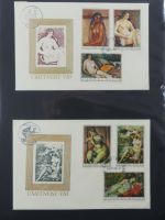 Jugoslawien Sammlung FDCs mit Besseren auf selbstgestalteten Seiten #MA105