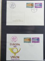 Jugoslawien Sammlung FDCs mit Besseren auf selbstgestalteten Seiten #MA105