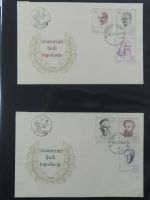Jugoslawien Sammlung FDCs mit Besseren auf selbstgestalteten Seiten #MA105