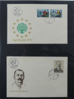 Jugoslawien Sammlung FDCs mit Besseren auf selbstgestalteten Seiten #MA105