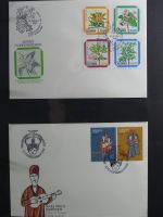 Azoren, Madeira Sammlung FDCs auf selbstgestalteten Seiten #MA107