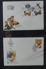 Azoren, Madeira Sammlung FDCs auf selbstgestalteten Seiten #MA107