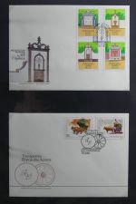 Azoren, Madeira Sammlung FDCs auf selbstgestalteten Seiten #MA107