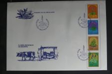 Azoren, Madeira Sammlung FDCs auf selbstgestalteten Seiten #MA107