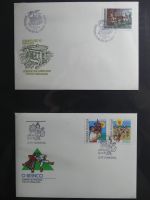 Azoren, Madeira Sammlung FDCs auf selbstgestalteten Seiten #MA107