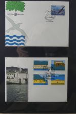 Azoren, Madeira Sammlung FDCs auf selbstgestalteten Seiten #MA107