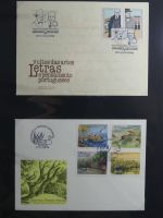 Portugal Sammlung FDCs auf selbstgestalteten Seiten #MA108