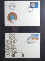 Portugal Sammlung FDCs auf selbstgestalteten Seiten #MA108