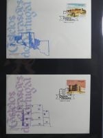 Portugal Sammlung FDCs auf selbstgestalteten Seiten #MA108