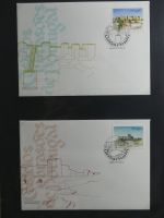 Portugal Sammlung FDCs auf selbstgestalteten Seiten #MA108